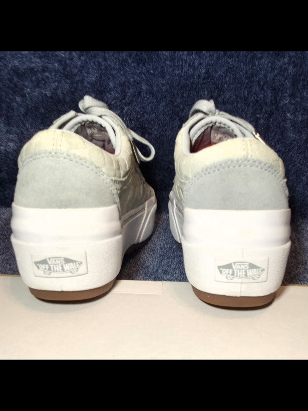 Vans Old Skool Stacked 'Embossed Checkerboard - High Rise' - Picture 4 of 7